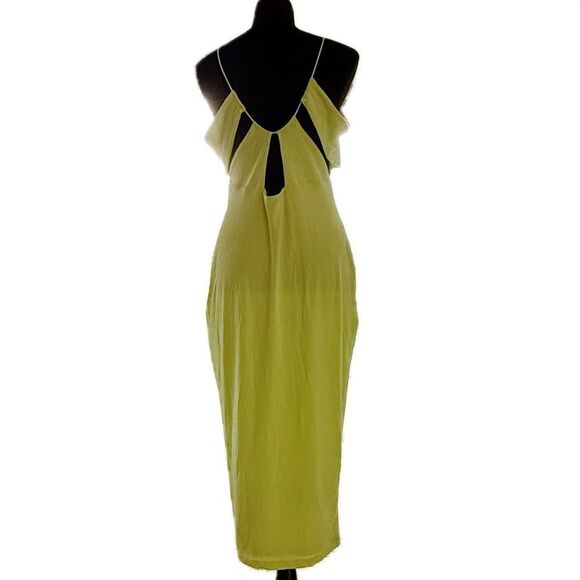 Good American women’s size 4 off the shoulder midi-dress EUC - Picture 4 of 9